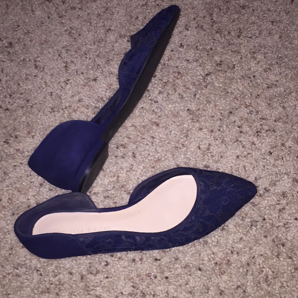 3 for 20$💥 charles&keith blue shoes